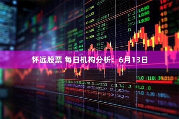 怀远股票 每日机构分析：6月13日