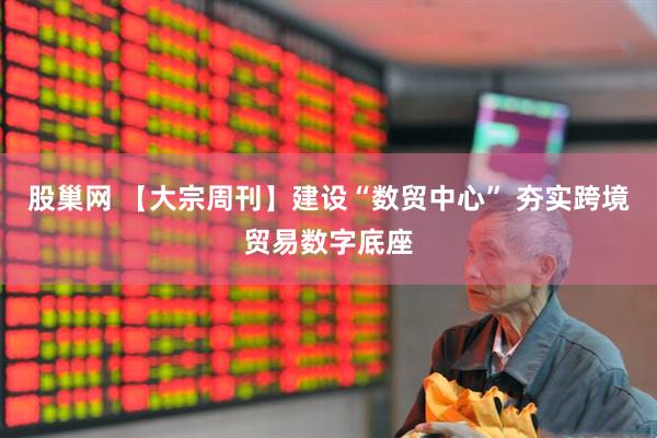 股巢网 【大宗周刊】建设“数贸中心” 夯实跨境贸易数字底座